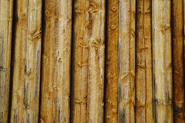 Textur - Holzwand einer Stabkirche 