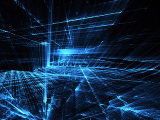 Abstract technology illustration, illustration