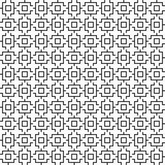 Fototapeta na wymiar Vector seamless geometric pattern. Line texture. Black-and-white background. Monochrome design. Vector EPS10