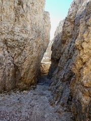 war monument in passo valparola and hexenstein