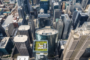 Wolkenkratzer Häuserschluchten, Chicago