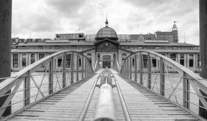 Hamburg, Fischmarkt, Br&uuml;cke