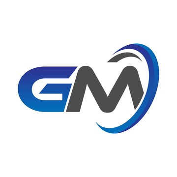 GM G M letter logo design. Initial letter GM linked circle uppercase  monogram logo red and blue. GM logo, G M design. gm, g m 11311606 Vector  Art at Vecteezy
