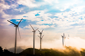 Obraz premium wind power plant.