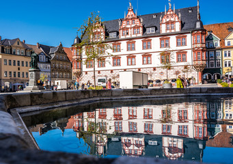 Coburg auf dem Marktplatz
