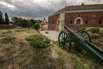 Zamosc - Renaissance city in Central Europe. Fortifications around the old town.