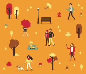 autumn people