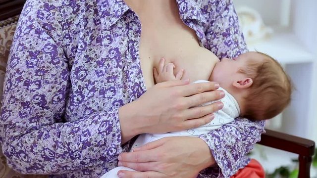 breastfeeding a baby