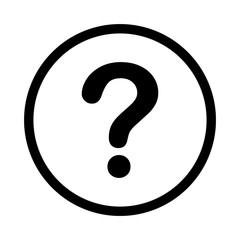 faq (frequently asked question) icon isolated vector, transparent