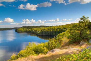 Fototapeta na wymiar Idyllic Swedish lake