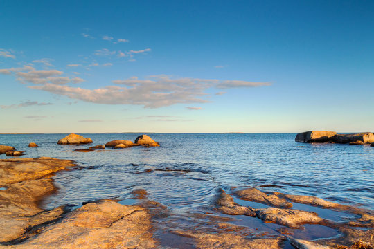 Fototapeta Rocky Baltic Sea in Sweden