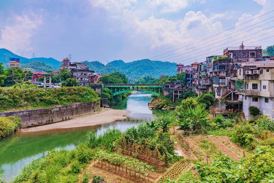 Old town in Shenkeng district