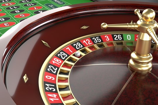 Casino roulette background