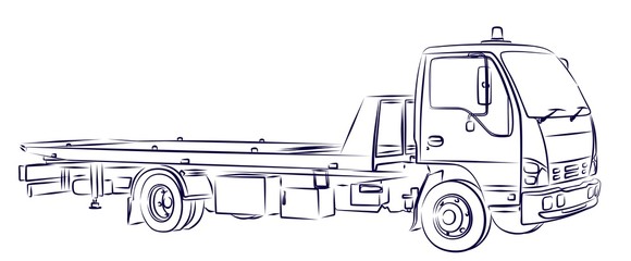 Sketch truck. 