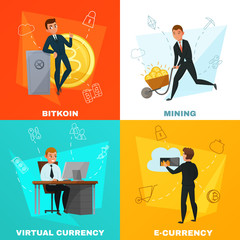 Cryptocurrency Bitcoin Concept