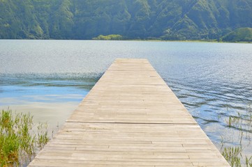 Boardwalk to the lake