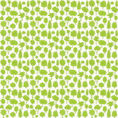 Natural seamless pattern or texture with trees