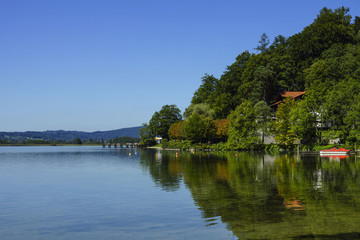 Fototapeta na wymiar Lake Kochelsee, Bavaria