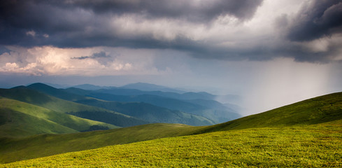 Obraz premium Polonina Borzava (Carpathians, Ukraine 2016)