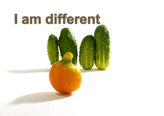 I am different - vegetables