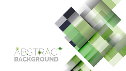 Business presentation geometric template