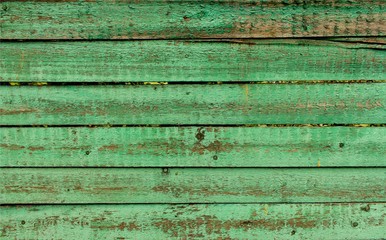 Green Wooden background