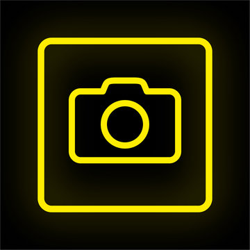 Neon Button App - Kamera