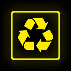Neon Button App - Recycling