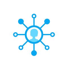 stockholder vector icon on white