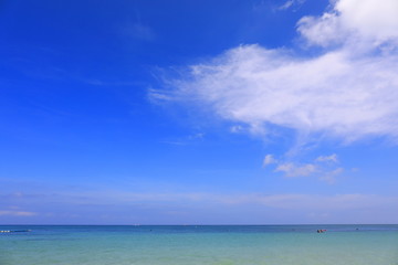 Obraz premium 美しい海と青空