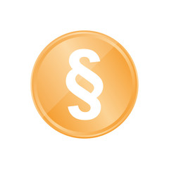 Bronze Münze - Dickes-Paragraphensymbol