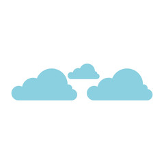 cloud weather symbol icon vector illustration graphic design