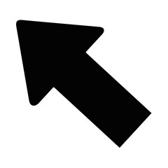 Fototapeta premium arrow icon over white background vector illustration