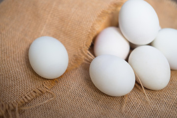 Salted egg which boiled