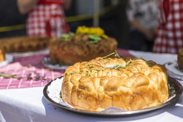 Pita - traditional Bulgarian bread