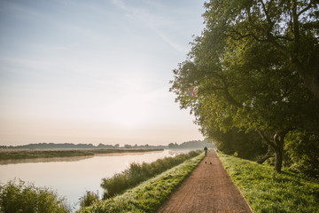 Morgenstimmung am Ryck in Greifswald