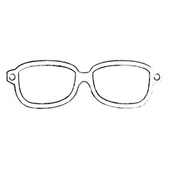Glasses optical lens icon vector illustration graphic design