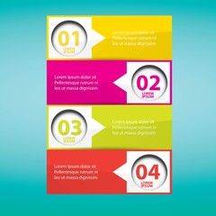 Fototapeta premium vector clean modern white Infographic banners