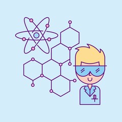 Images scientific laboratory icon vector illustration design graphic