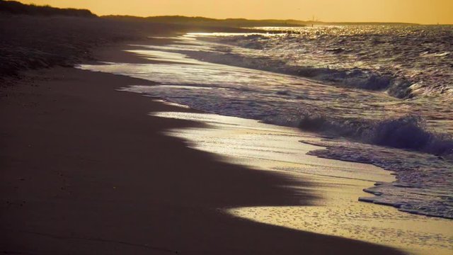 Meer im Sonnenuntergang Licht an der Nordsee sylt