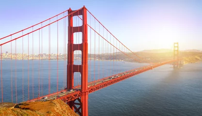 No drill light filtering roller blinds Golden Gate Bridge San Francisco, Golden Gate Bridge