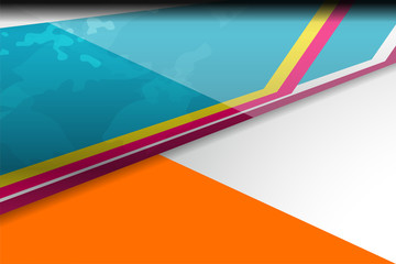 Abstract corporate stripes background with space for text, vector illustration