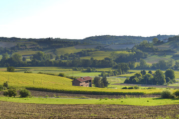 Fototapeta na wymiar Paesaggio di campagna.
