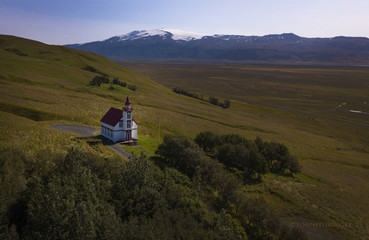 Fototapeta na wymiar Icelandic Churches of South Central Iceland