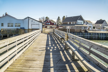 Obraz premium Scenic view of Maine.