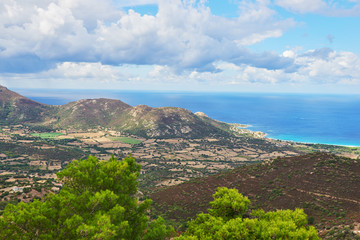 Landscape Sant'Antonino, Corsica France