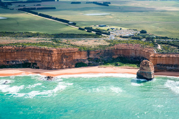 Great Ocean Road from the air