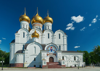 Uspensky Cathedral in Yaroslavl Russia