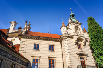 Obraz premium Architecture deatiails of Pruhonice castle