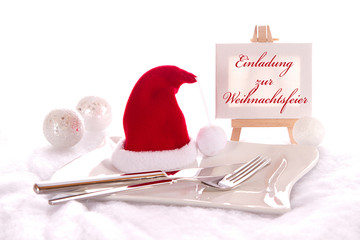 Einladung zur Weihnachtsfeier